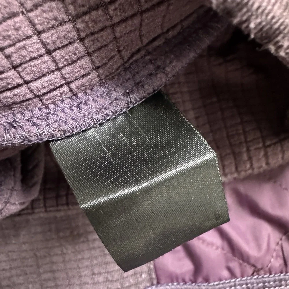 Flylow Pullover Womens Small Purple Grid‎ Fleece Midlayer Sondra Outdoor Hiking